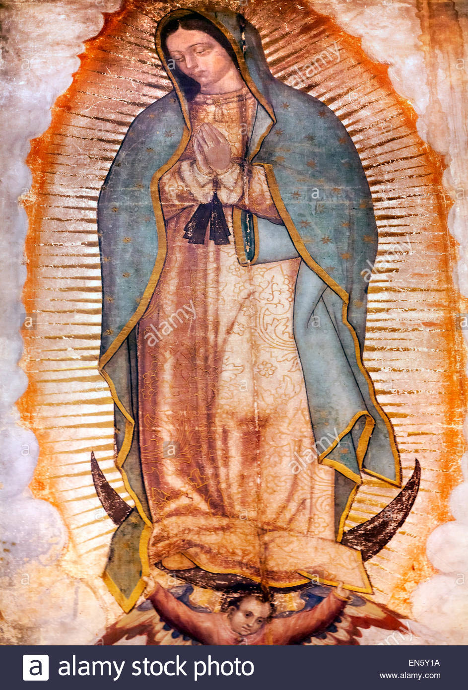 943x1390 Virgin Of Guadalupe Stock Photos Amp Virgin Of Guadalupe Stock - Our Lady Of Guadalupe Painting