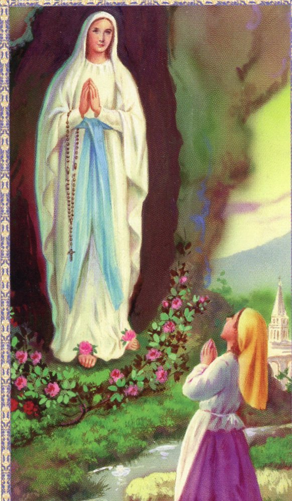 Our Lady Of Lourdes Painting at PaintingValley.com | Explore collection ...