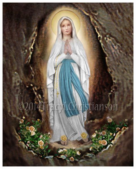 479x594 Products Tagged All Images Our Lady Of Lourdes - Our Lady Of Lourdes Painting