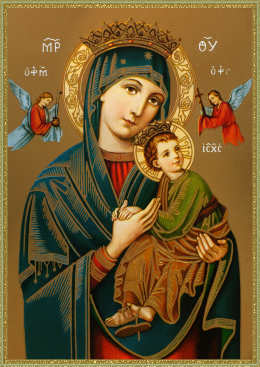 Our Lady Of Perpetual Help Original Painting at PaintingValley.com