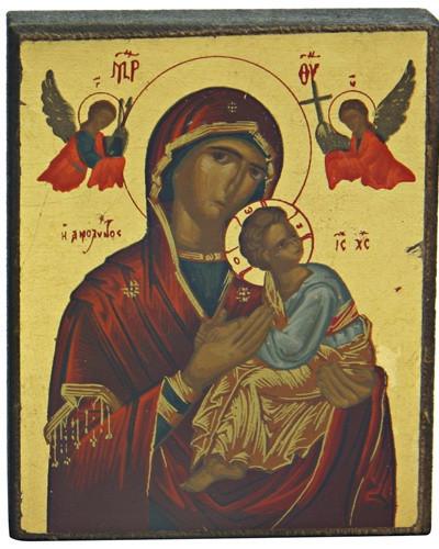 400x500 Our Lady Of Perpetual Help Devotional Icon Museumize Byzantine - Our Lady Of Perpetual Help Original Painting