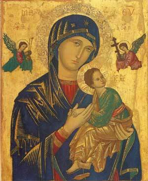 300x367 Our Mother Of Perpetual Help Devotion - Our Lady Of Perpetual Help Original Painting