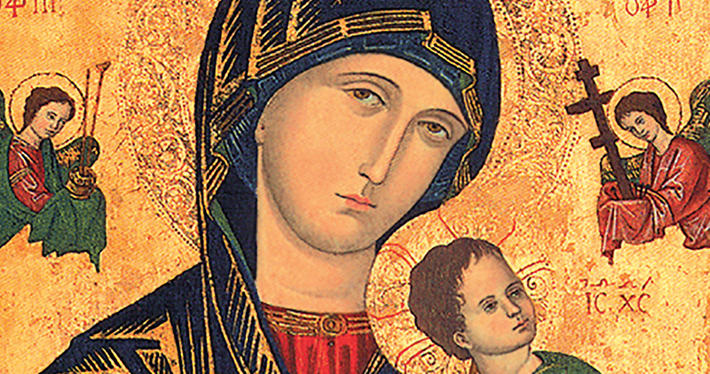 800x422 The Icon Of Our Mother Of Perpetual Help - Our Lady Of Perpetual Help Painting