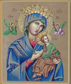 250x295 View All Our Lady Of Perpetual Help Art Catholic Faith Store - Our Lady Of Perpetual Help Painting