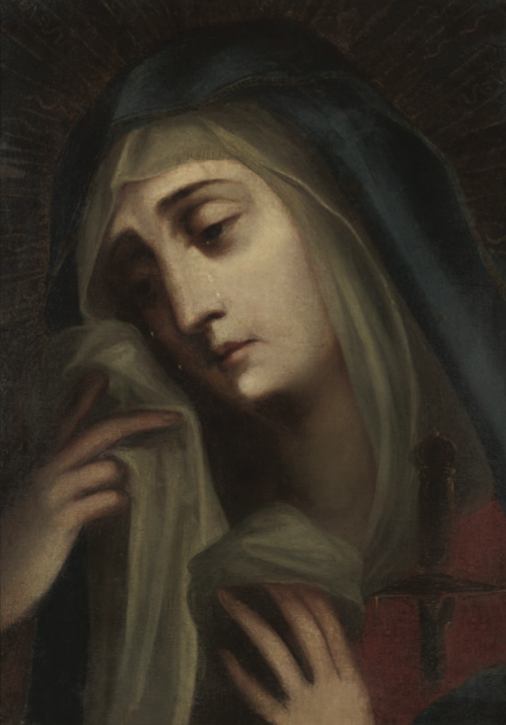 506x725 Our Lady Of Sorrows - Our Lady Of Sorrows Painting
