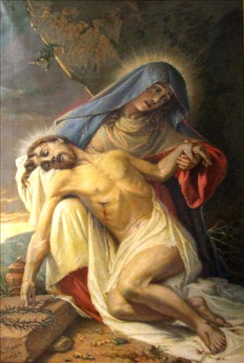 350x521 Our Lady Of Sorrows Pisani, Lazzaro [Create] - Our Lady Of Sorrows Painting