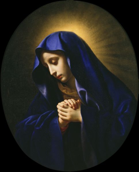 483x600 Our Lady Of Sorrows.carlo Dolci Tom Perna - Our Lady Of Sorrows Painting