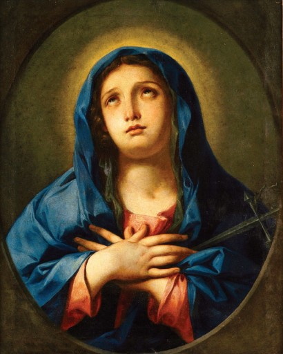 410x512 Chaplet Of Our Lady Of Sorrows (The Seven Dolors Chaplet) - Our Lady Of Sorrows Painting