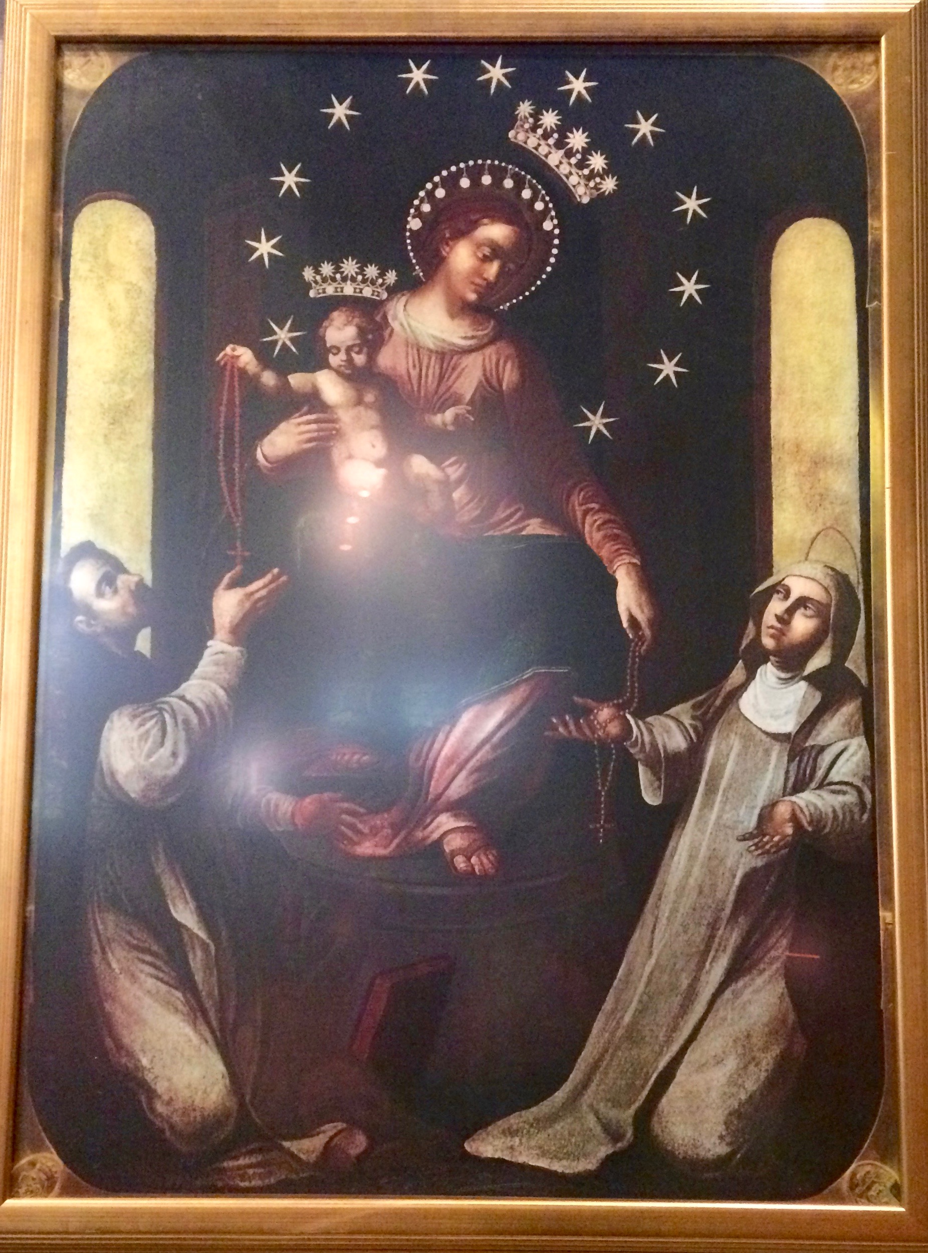 1852x2501 Our Lady Of The Rosary Painting From Our Lady Of Pompeii Still - Our Lady Of The Rosary Painting