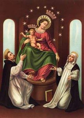 283x397 The Most Holy Rosary Of The Blessed Virgin Mary Rosary Bay - Our Lady Of The Rosary Painting