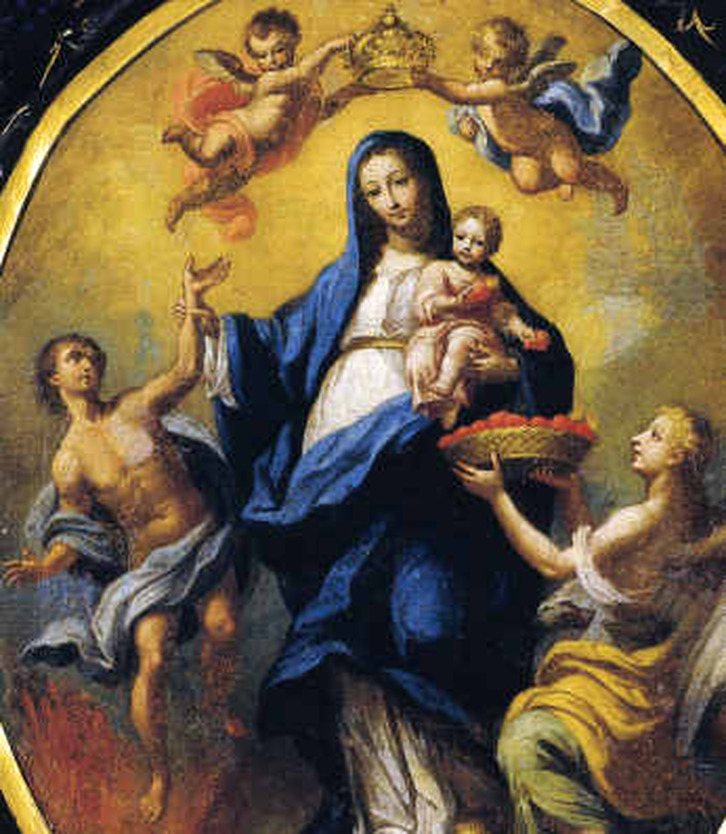 726x834 Our Lady Of Light And Salvation Her Presence In The Philippines - Our Lady Painting