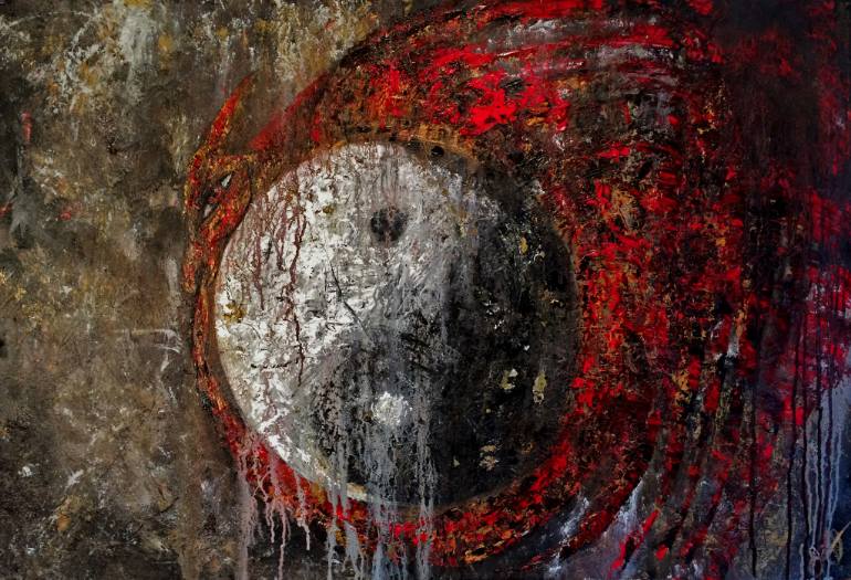 770x525 Saatchi Art Ouroboros. Painting By Jason Lincoln Jeffers - Ouroboros Painting