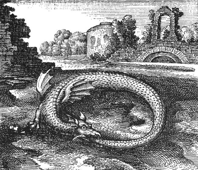 650x561 Stunning Ouroboros Artwork For Sale On Fine Art Prints - Ouroboros Painting