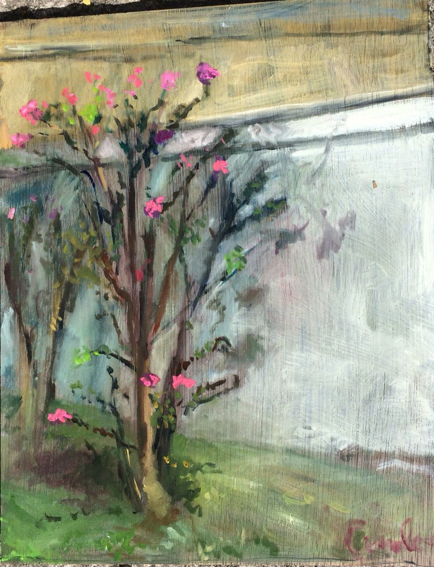 870x1136 Robert Andes Bubblegum Pink Art Outdoor Painting - Outdoor Painting