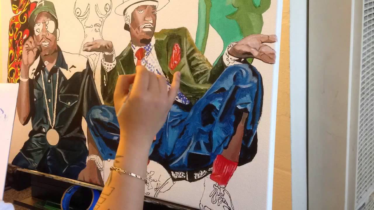 1280x720 Outkast Painting - Outkast Painting