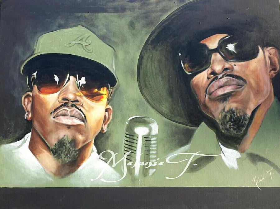 900x673 Outkast Painting By Melanie T - Outkast Painting