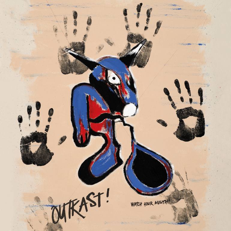 770x770 Saatchi Art The Outkast Painting By Tony Nilsson - Outkast Painting