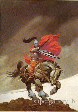 270x388 2018 Framed Outlaw Of Torn By Frank Frazetta,handpainted Fantasy - Outlaw Painting