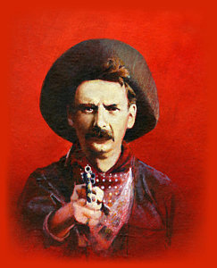 243x300 Western Outlaw Paintings - Outlaw Painting