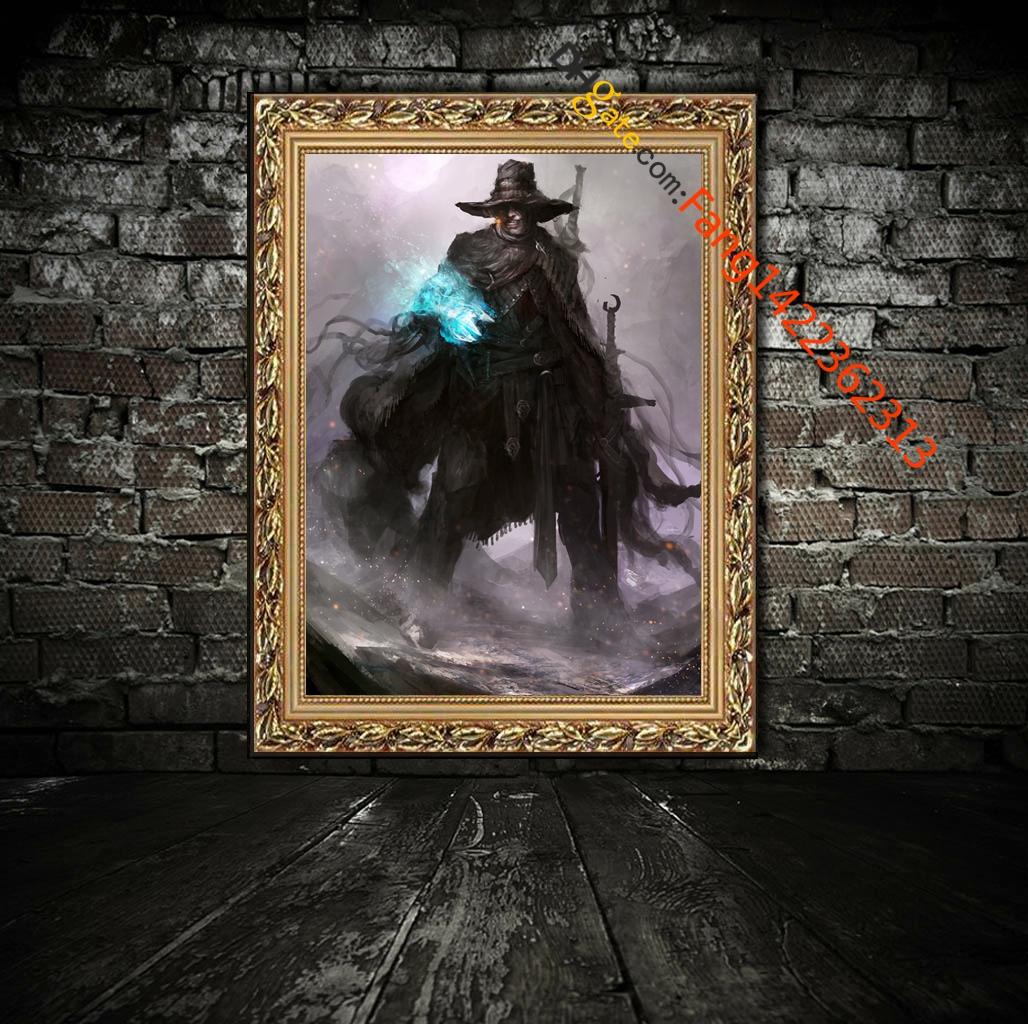 1028x1024 Cowbro The Outlaw Sorcerer Premium Art Print. Hd Canvas Bedroom - Outlaw Painting