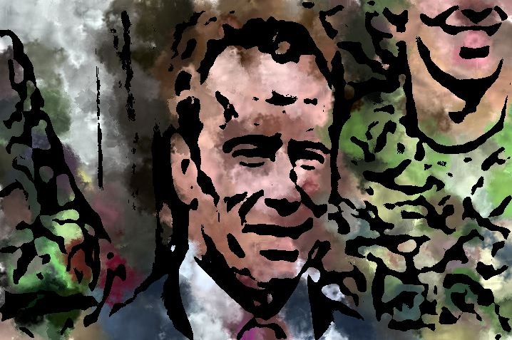 718x477 Min Compositing A Black Outline Effect Into A Painted Canvas - Outline Painting Canvas