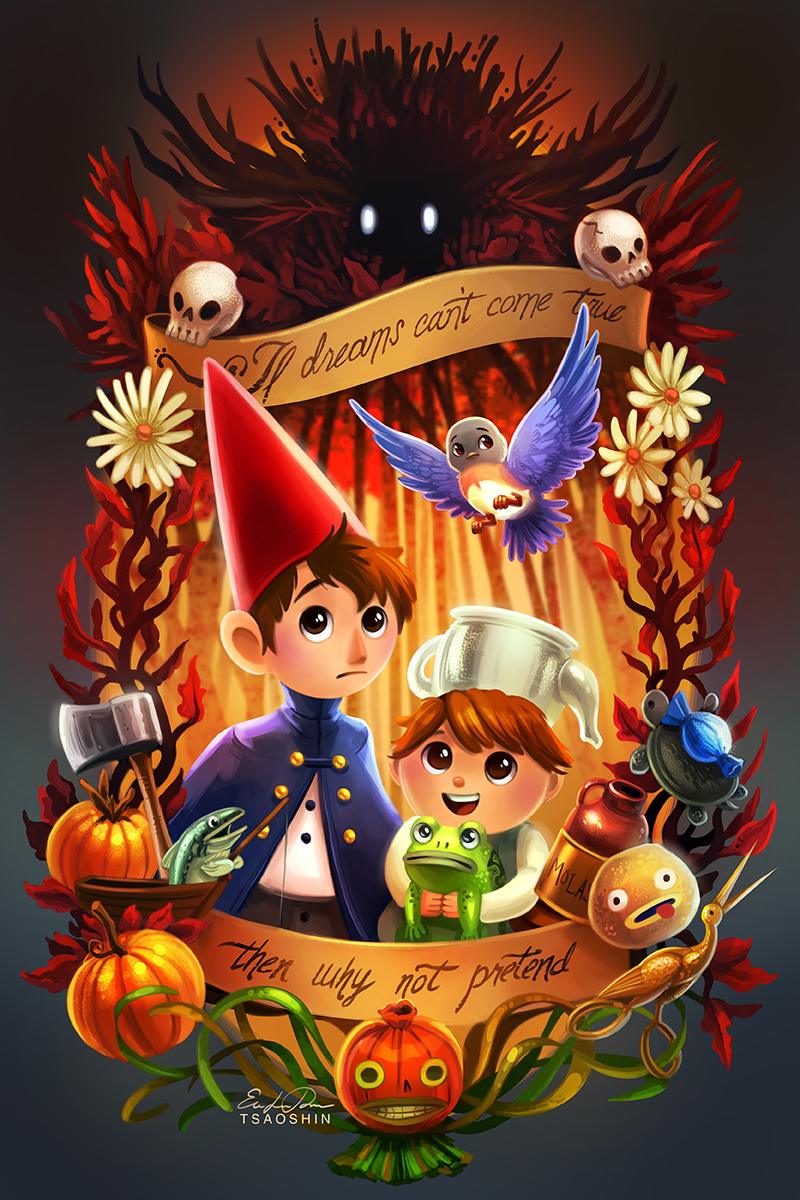 Over The Garden Wall Painting At Paintingvalleycom