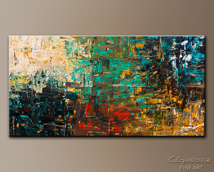 743x600 Oversized Abstract Painting City Life Buy Art Paintings Online - Oversized Painting