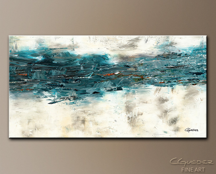743x600 Oversized Abstract Paintings Large Abstract Painting High Tide - Oversized Painting