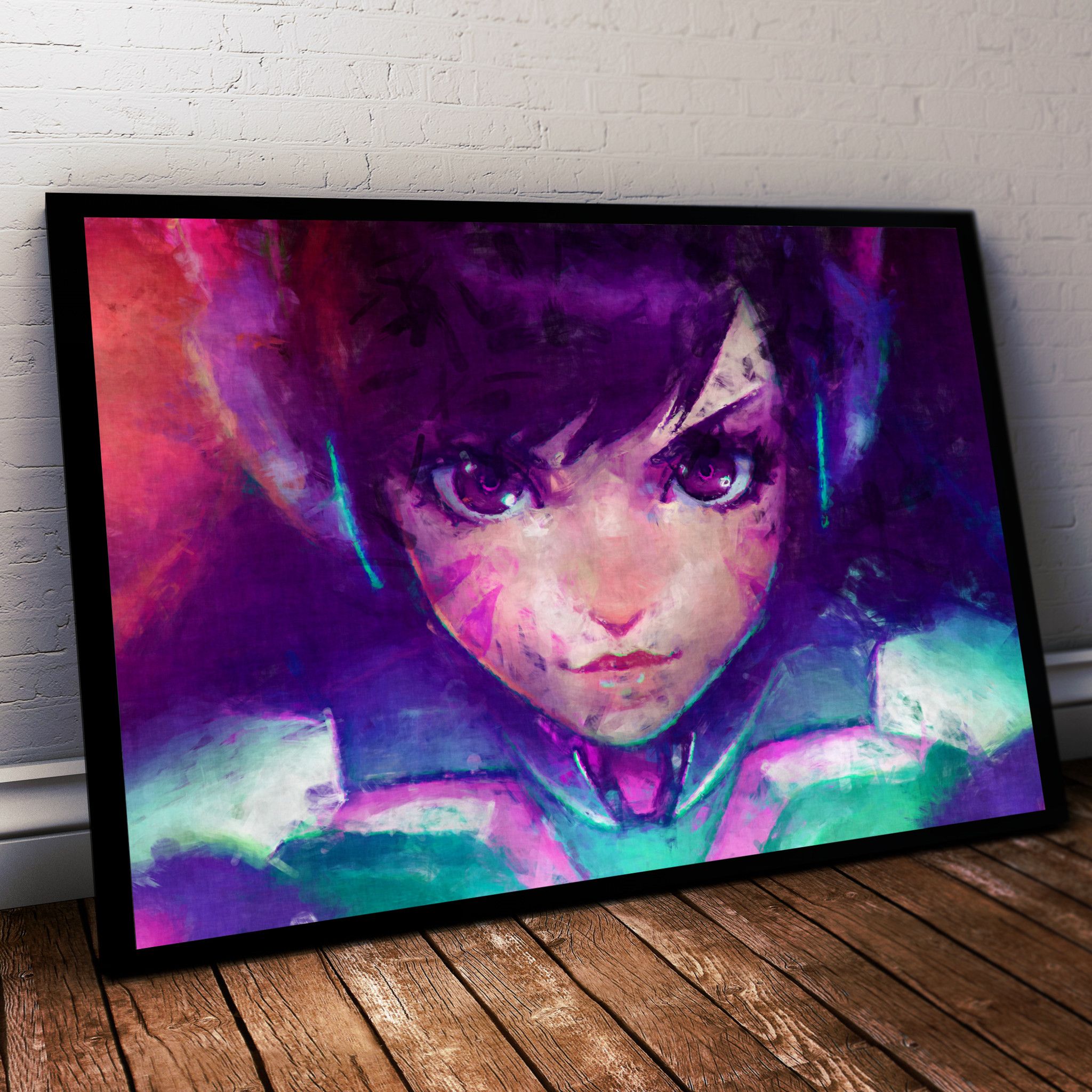 2048x2048 Overwatch Poster. Overwatch D.va Painting Print. - Overwatch Painting