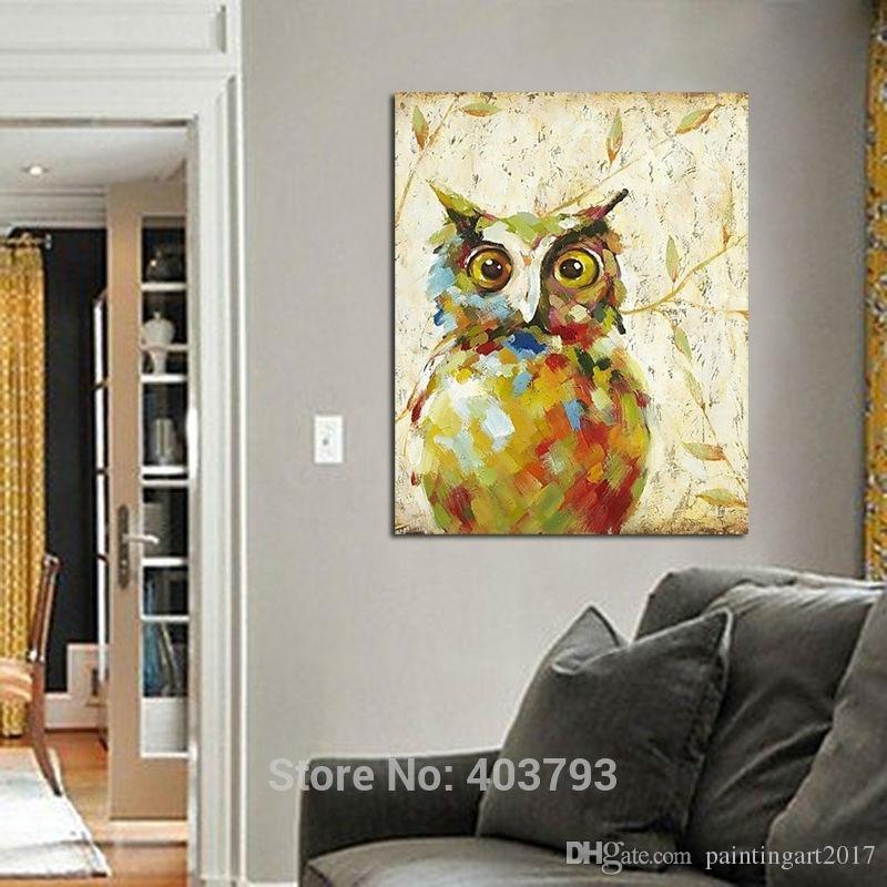 Owl Oil Painting