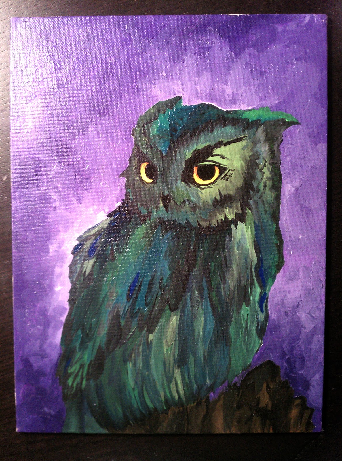 1188x1600 Art, Etc. Owl Oil Painting - Owl Oil Painting