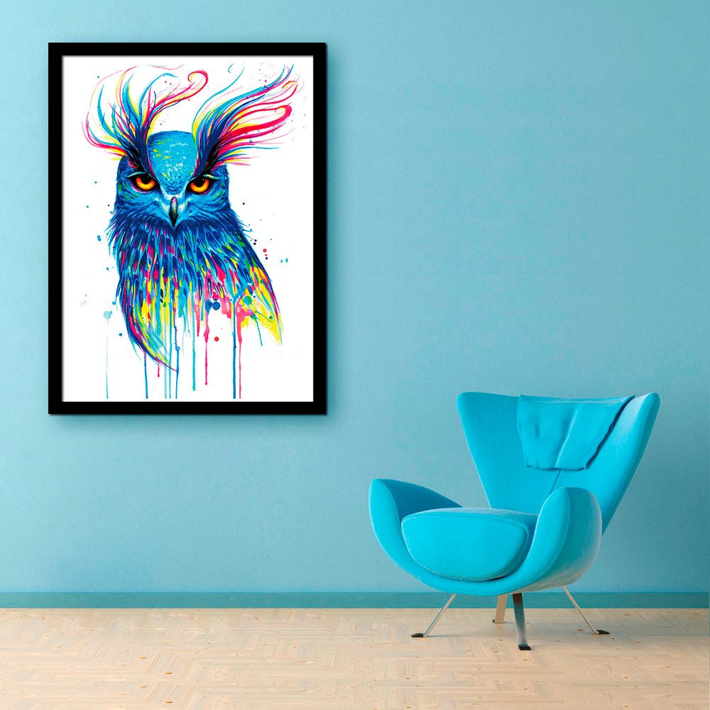 1000x1000 Nordic Style Art Print Framed Canvas Painting Art Special Discount - Owl Painting Canvas