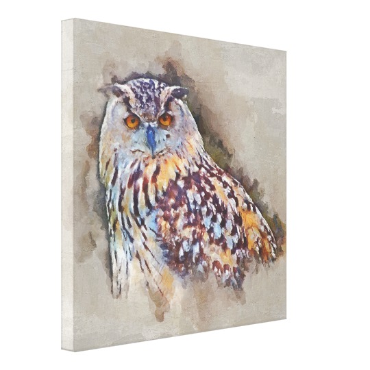 Owl Painting On Canvas at PaintingValley.com | Explore collection of ...