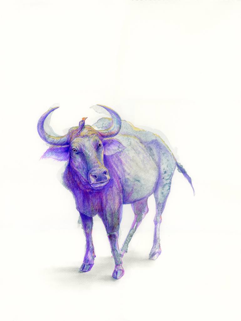 770x1027 Saatchi Art Ox Painting By Alan Michael - Ox Painting