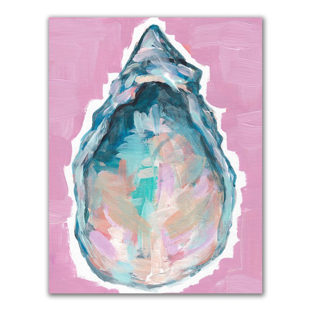 1024x1024 Modern Coastal Oyster Painting Art Print Jetty Home - Oyster Painting