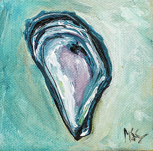 300x297 Pearl Oyster Paintings Fine Art America - Oyster Painting