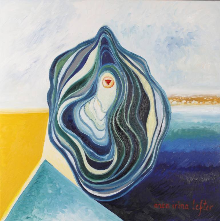 770x774 Saatchi Art Oyster Painting By Anca Irina Lefter - Oyster Painting