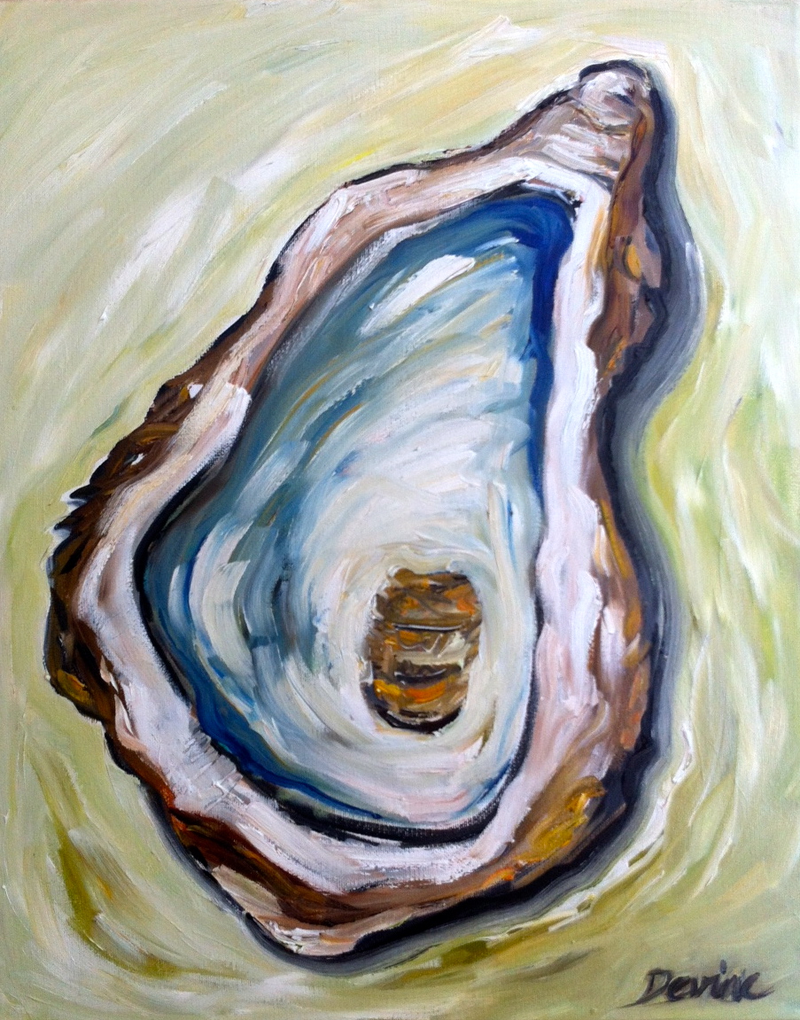 903x1151 Devine Paintings Colorful Oyster Painting - Oyster Painting