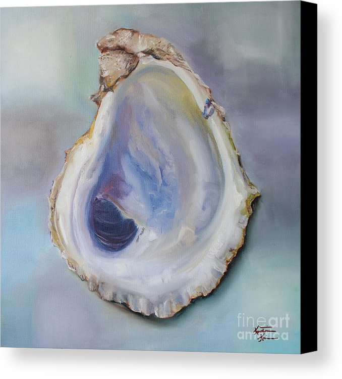 678x750 Oyster Shell Canvas Print Canvas Art By Kristine Kainer - Oyster Painting On Canvas