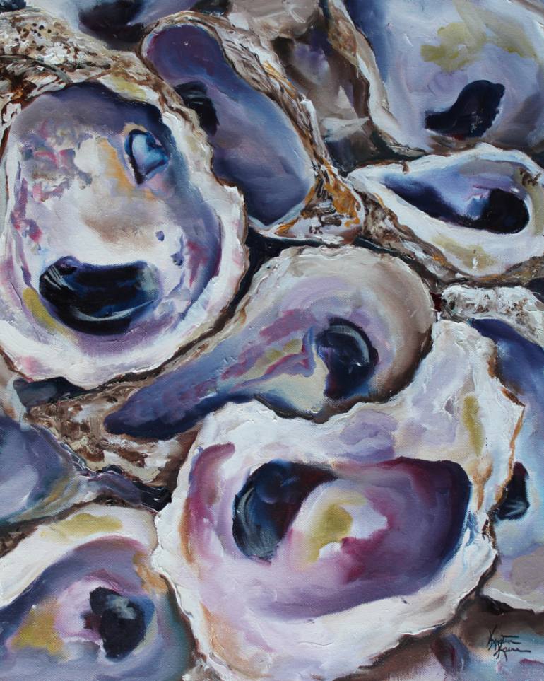 Oyster Watercolor Painting at PaintingValley.com | Explore collection