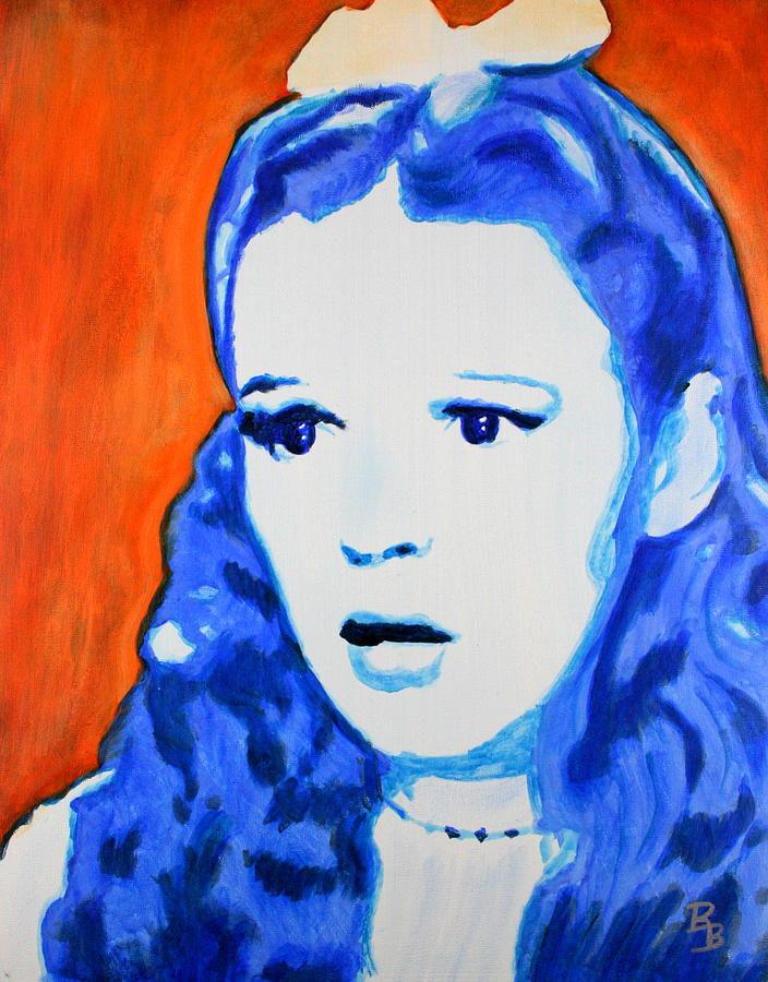 704x900 Judy Garland Dorothy Wizard Of Oz Painting By Bob Baker - Oz Painting