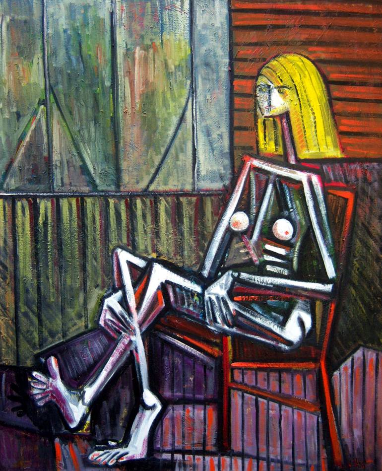 770x949 Saatchi Art Flowers For Maria Painting By David Ozuna - Ozuna Painting