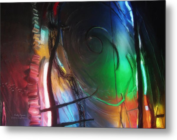 600x477 Cosmic Lightwaves 090 Painting By Fritz Ozuna - Ozuna Painting