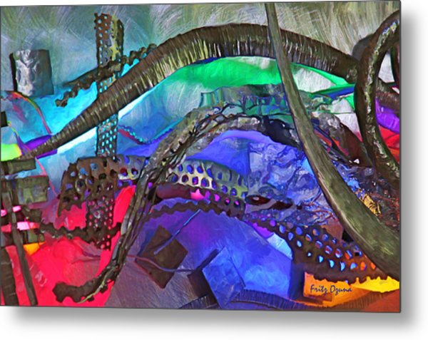 600x477 Journey To The Center 8748 Painting By Fritz Ozuna - Ozuna Painting