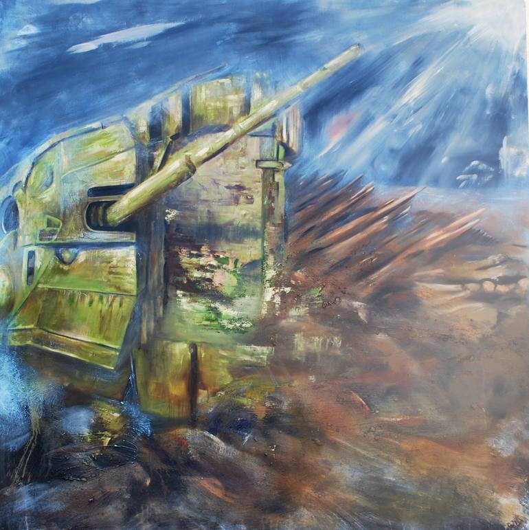 770x771 Saatchi Art Ozymandias Painting By Adam Hughes - Ozymandias Painting