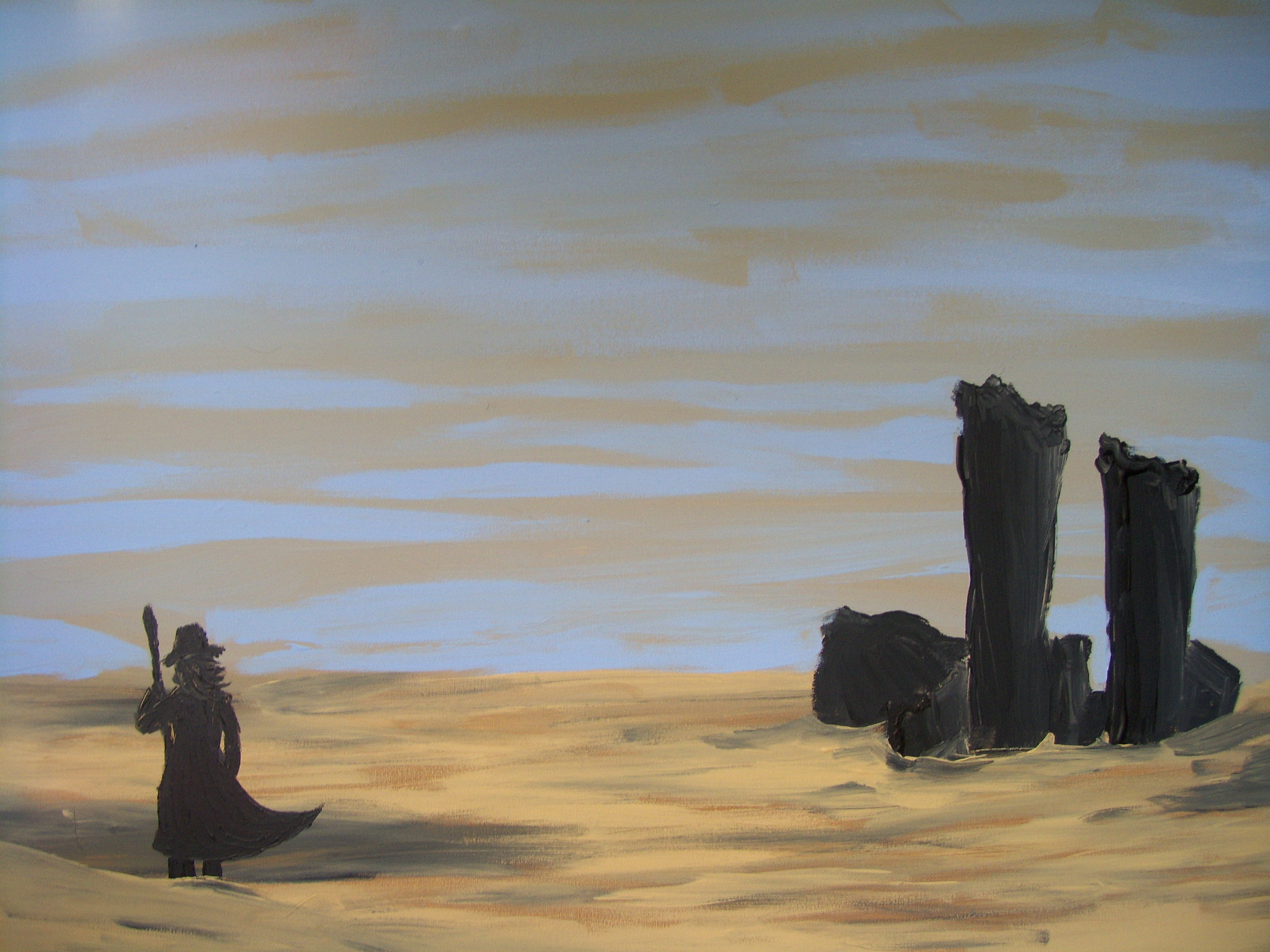 3264x2448 Traveller From An Antique Land By Camilyarde - Ozymandias Painting