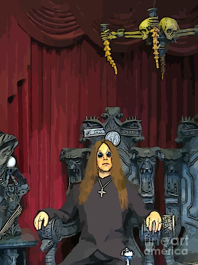 675x900 Ozzy Osbourne Painting Painting By John Malone - Ozzy Painting