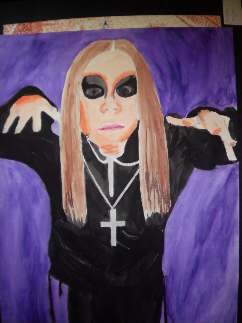 774x1032 Ozzy Osbourne Painting By Xxozzybrookexx - Ozzy Painting