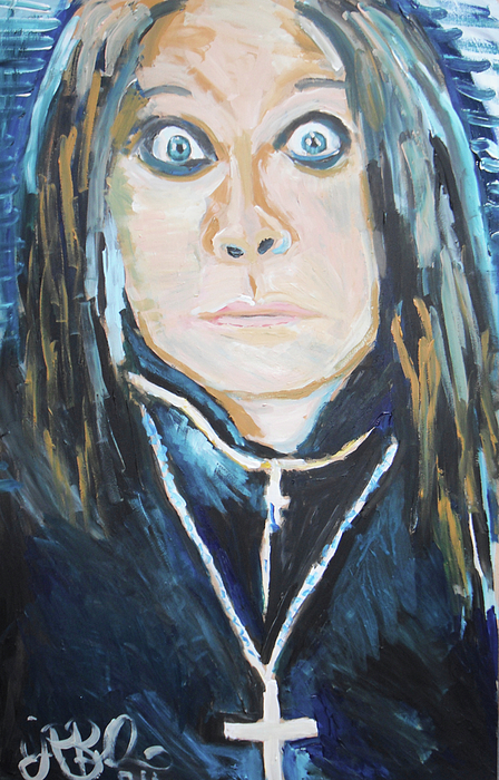 448x700 Ozzy Painting By Jon Baldwin Art - Ozzy Painting
