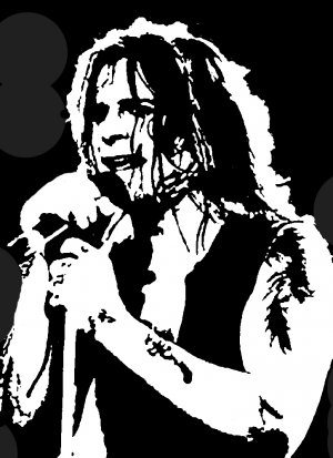 300x413 Ozzy Osbourne Acylic Pop Art Painting - Ozzy Painting